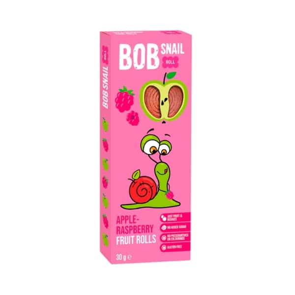 Bob-Snail-Apple-Raspberry-30g-3-pcs