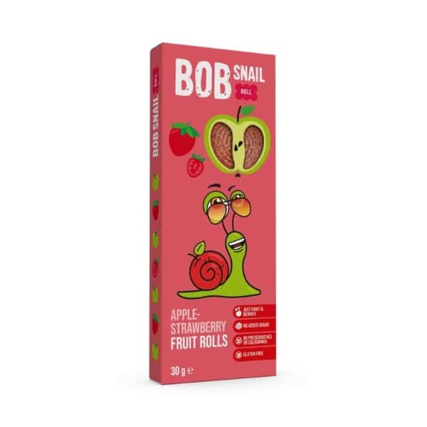 Bob-Snail-Apple-Strawberry-30g-3-pcs
