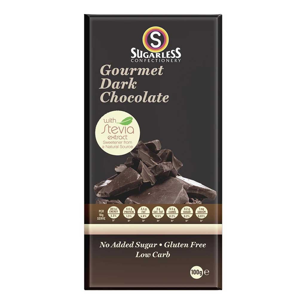 Gourmet-Dark-Chocolate-with-Stevia-100g-1