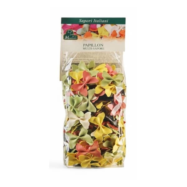 Marabotto-Papillon-Bow-Tie-Natural-Coloured-Pasta-250g