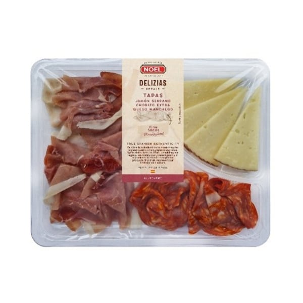 SPANISH-PETALOS-TAPAS-SERRANO-CHORIZO-MANCHEGO-130G